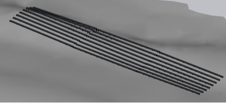 平單軸支架不同場平方案比較